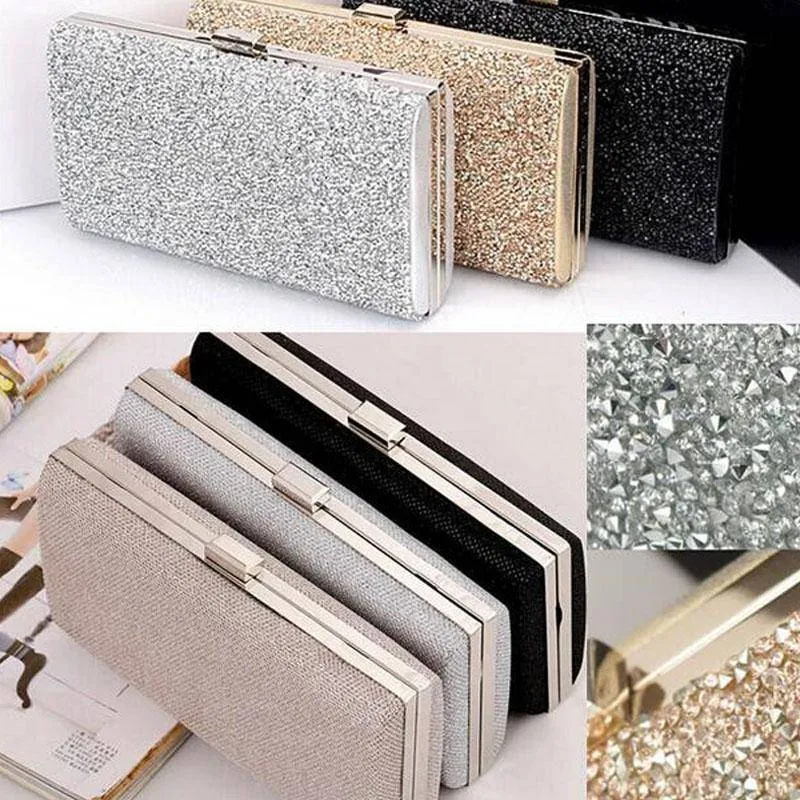 6 Designs, Sparkle Evening bags, Diamond Rhinestone Clutch