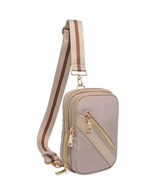 Accolade Sol & Selene Convertible Belt Bag, Tan/Beige