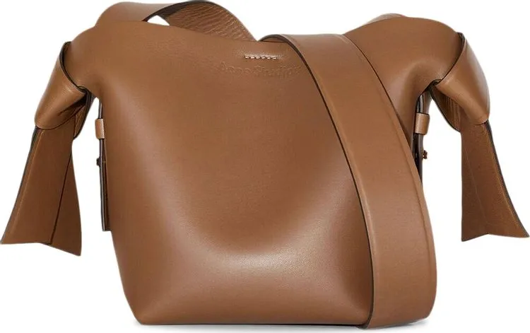 Acne Studios Musubi Mini Shoulder Bag Camel Brown