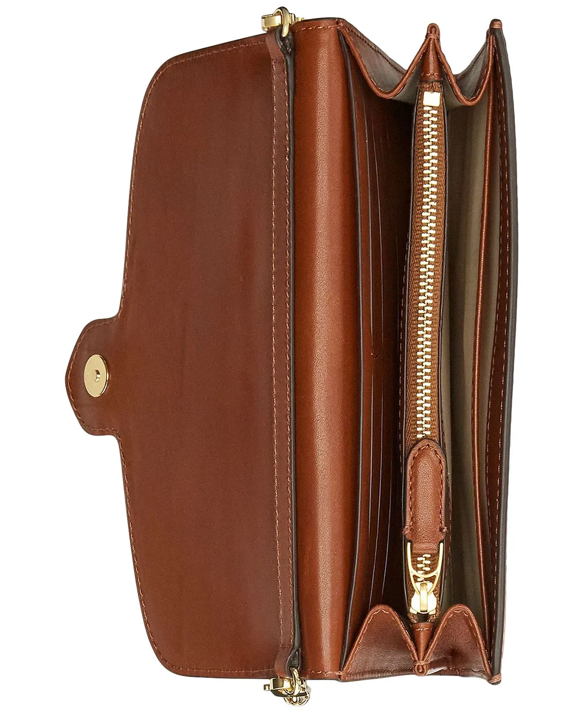 Adair Medium Leather Crossbody Wallet Lauren Ralph Lauren