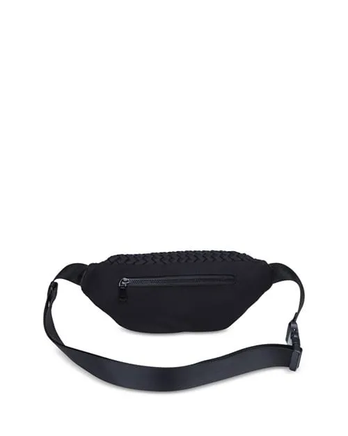 Aim High Medium Sol & Selene Woven Neoprene Belt Bag in Black