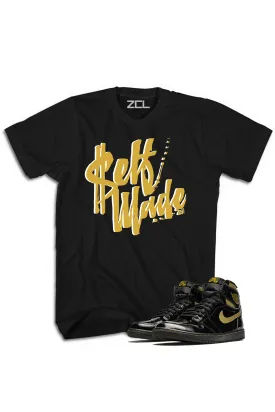 Air Jordan 1 High OG "Self Made" Tee (Metallic Gold)