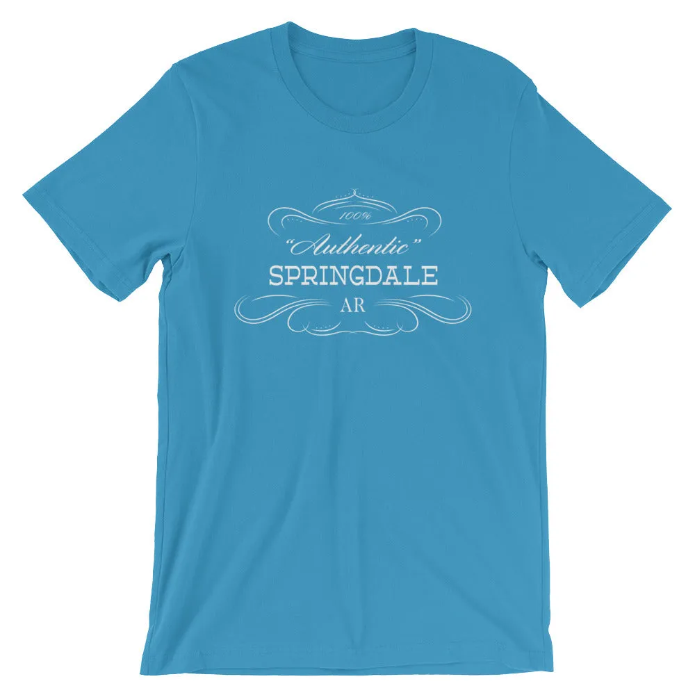 Arkansas - Springdale AR - Short-Sleeve Unisex T-Shirt - "Authentic"