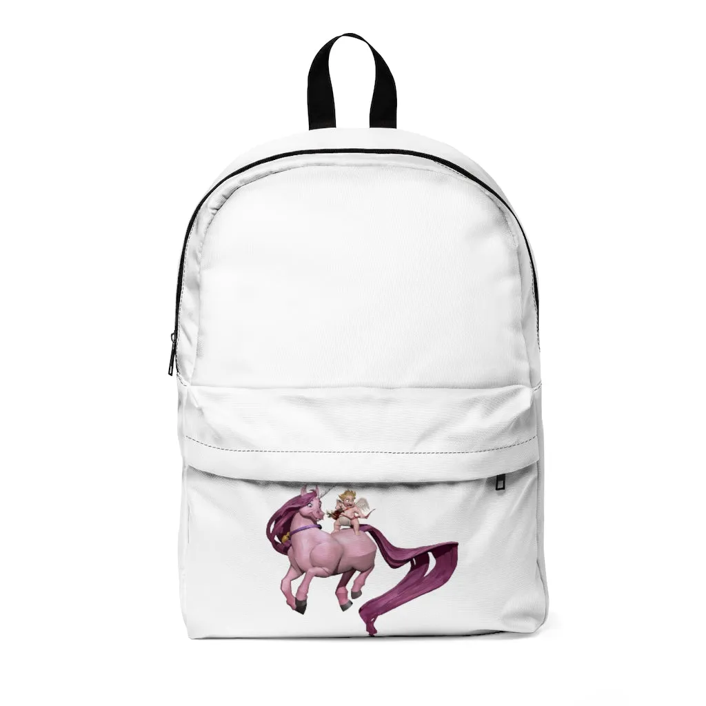 Baby Cupid and Horse Unisex Classic Backpack