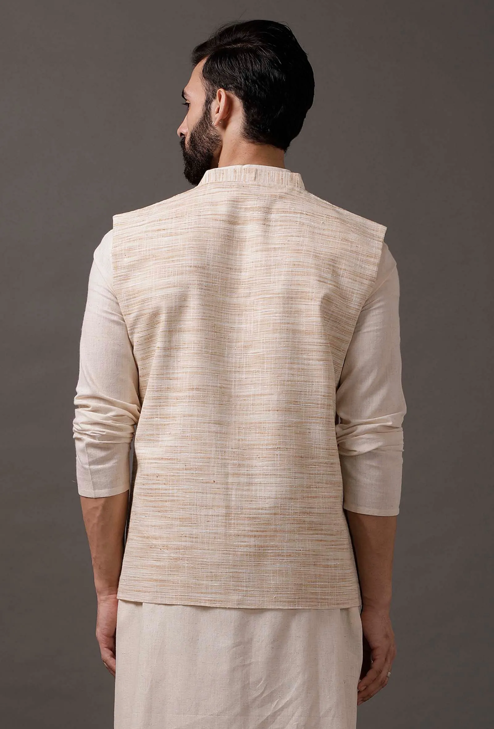 Beige Waist Coat