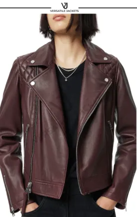 Caden Leather Biker Jacket