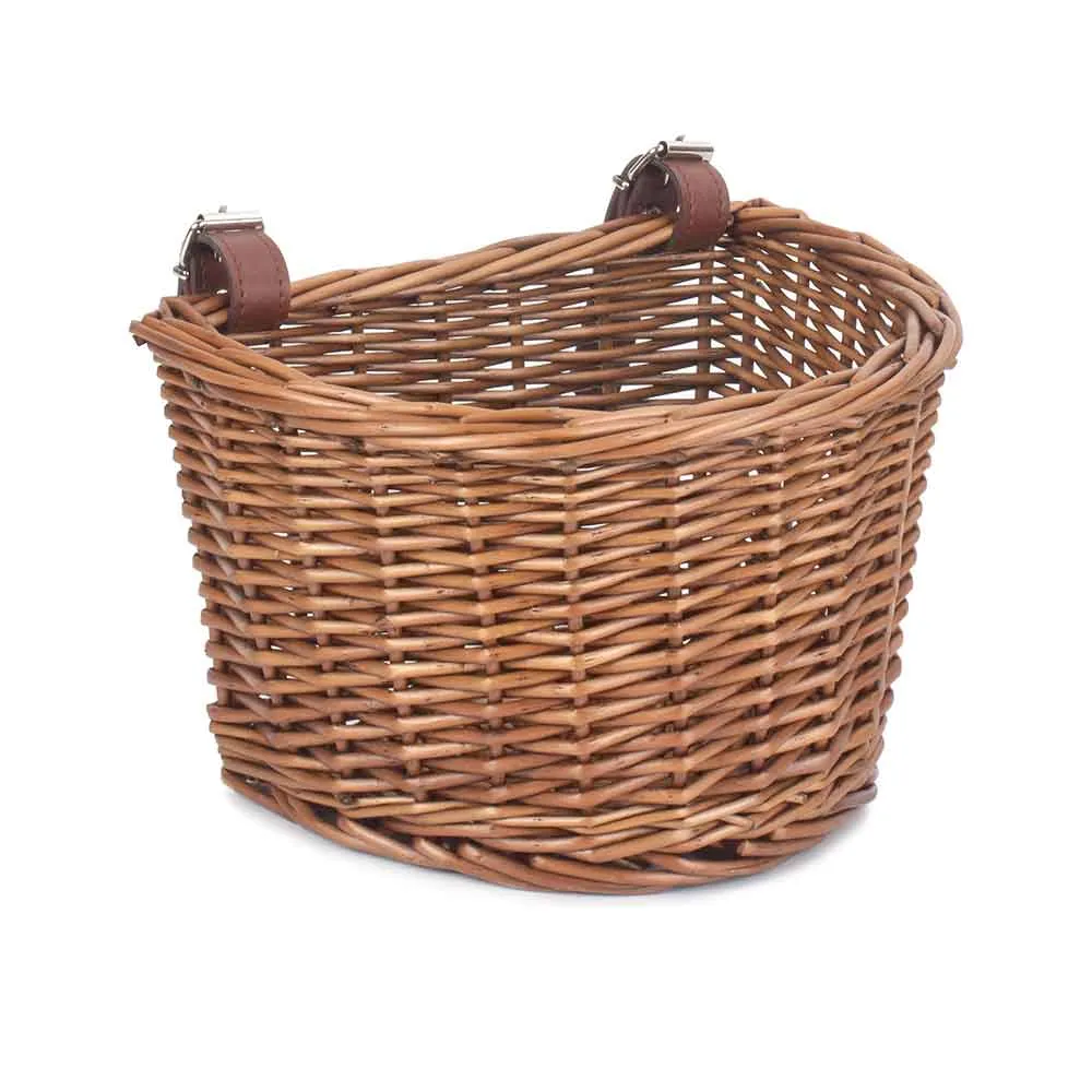 Children's Wicker Handlebar Bicycle Bike Basket 033 by Willow