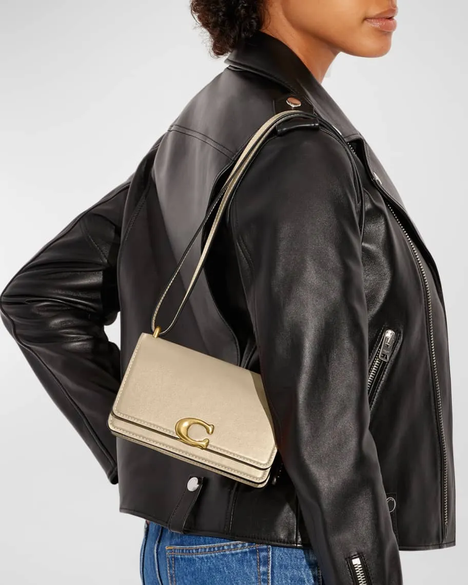 Coach Calfskin Bandit Shoulder Bag