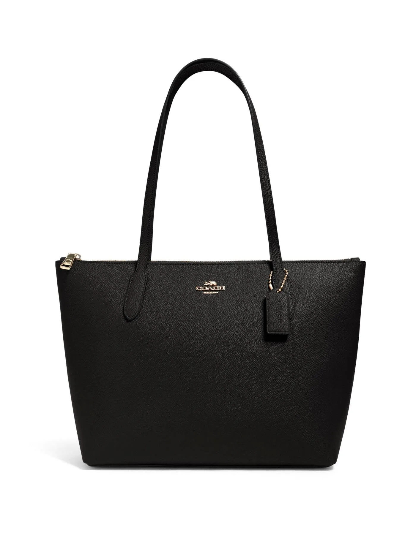 Coach Women's Black Zip Top Tote