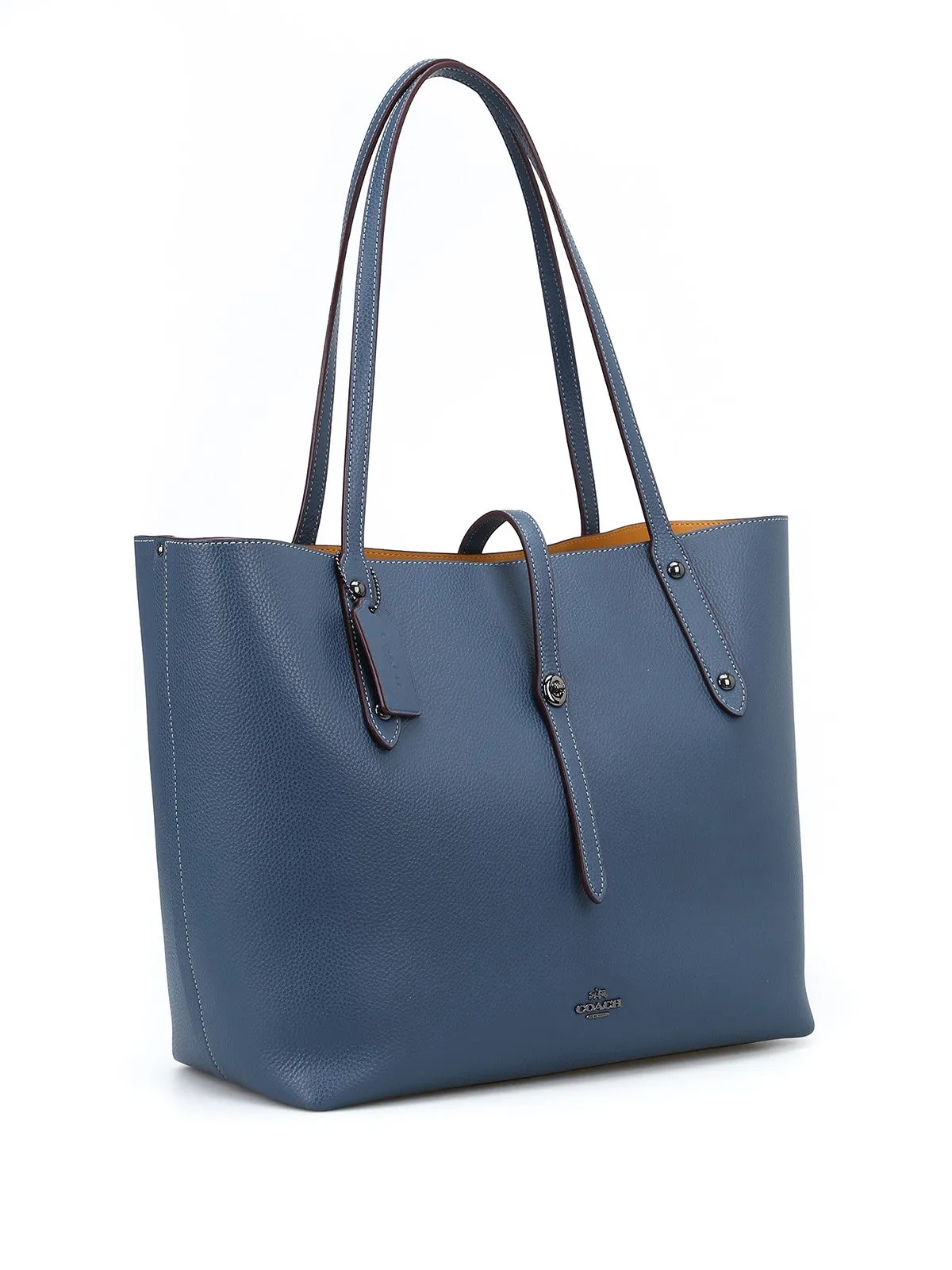 Coach Women's Dark Denim & Marigold Market Tote