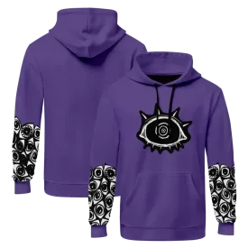 Company logo gifts, custom business gifts Personalized Eye-Catching Design Hoodies, Custom Gaze of Elegance eye-inspired Hoodies,PR045-23020175