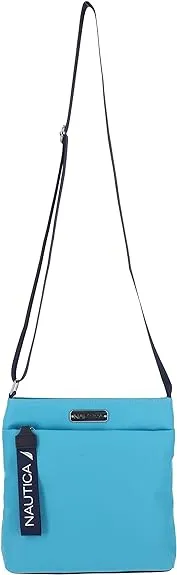 Crossbody bag Nautica Diver Nylon Small Purse with Adjustable Shoulder Strap, blue