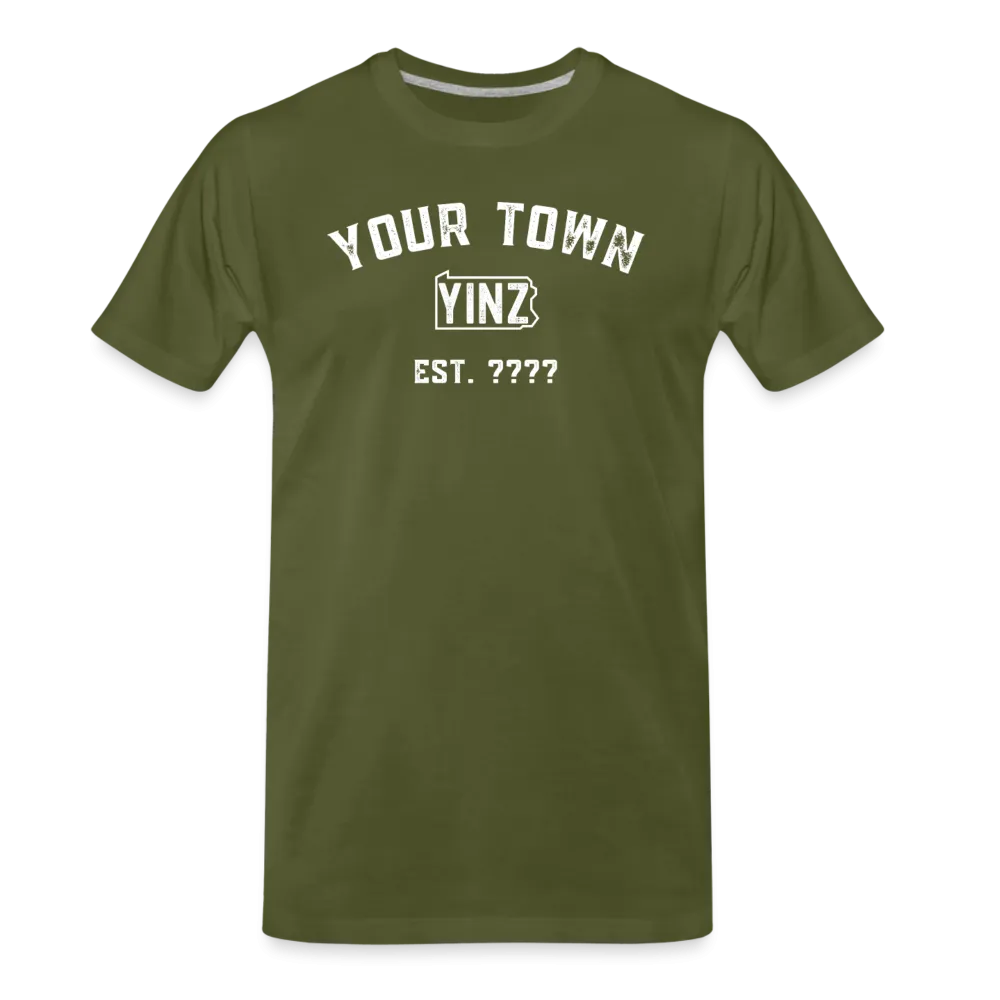 Custom "Your Town" Yinzylvania Tee - Big & Tall Tee