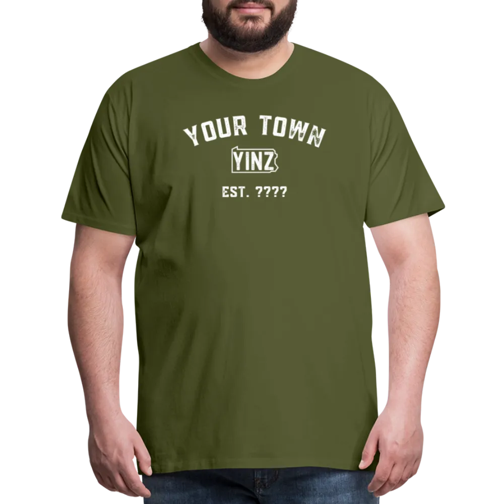 Custom "Your Town" Yinzylvania Tee - Big & Tall Tee