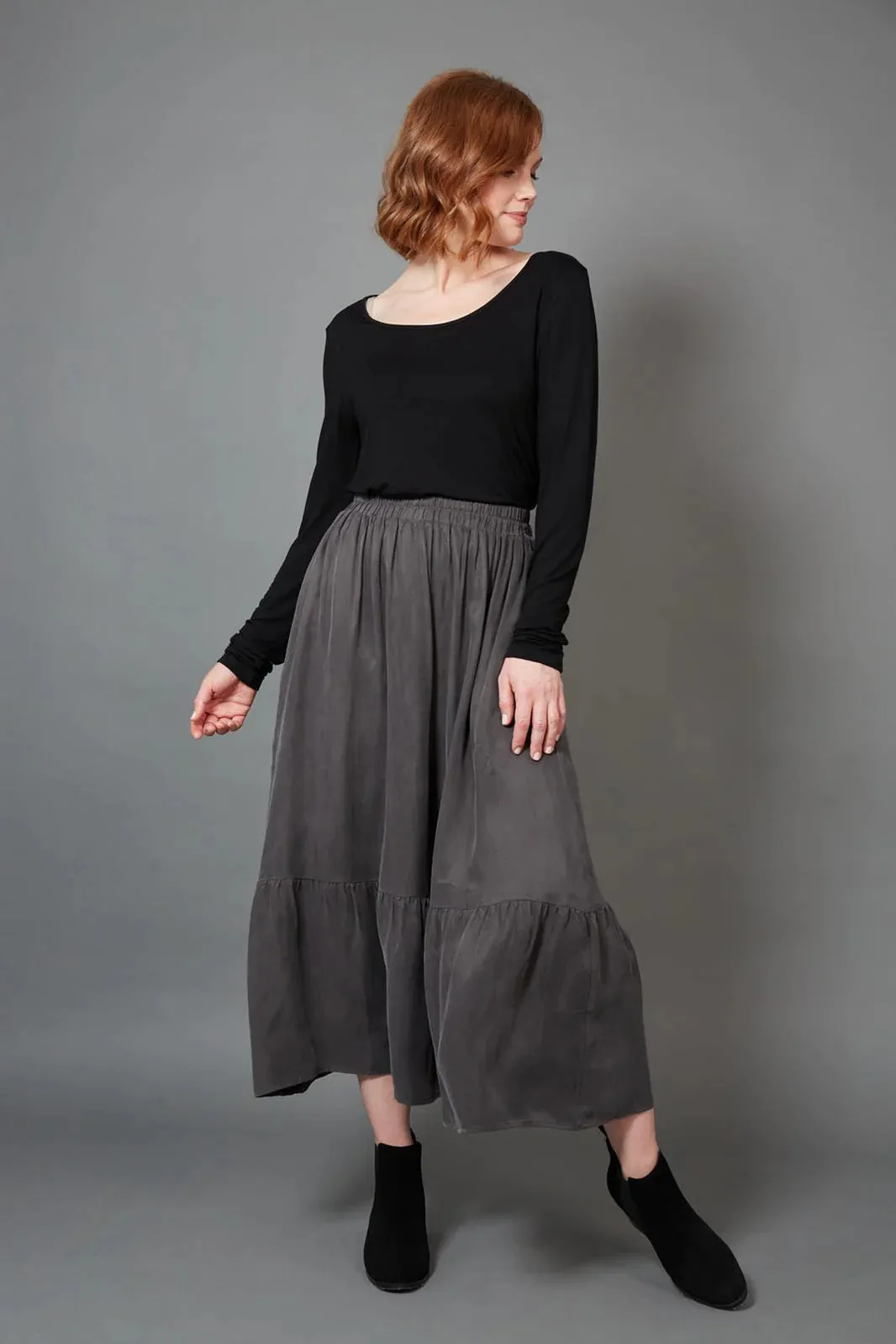 eb&ive - Vienetta Maxi Skirt - Fossil