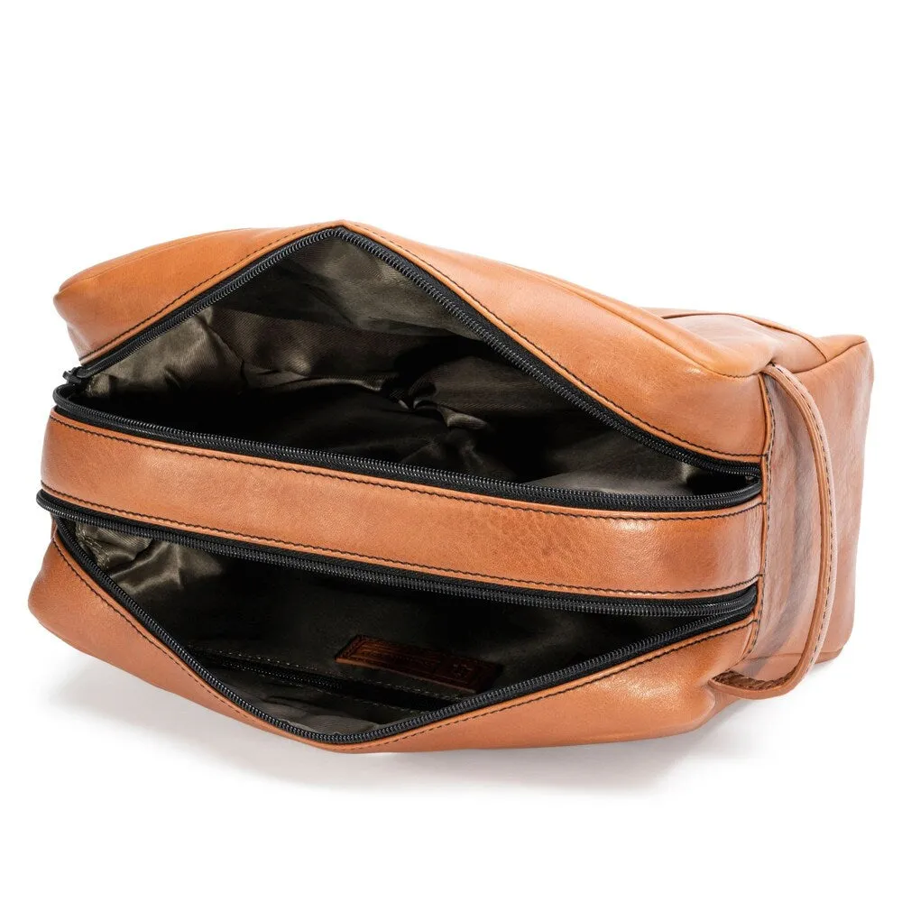 Farmhood Toiletry Bag, Cognac