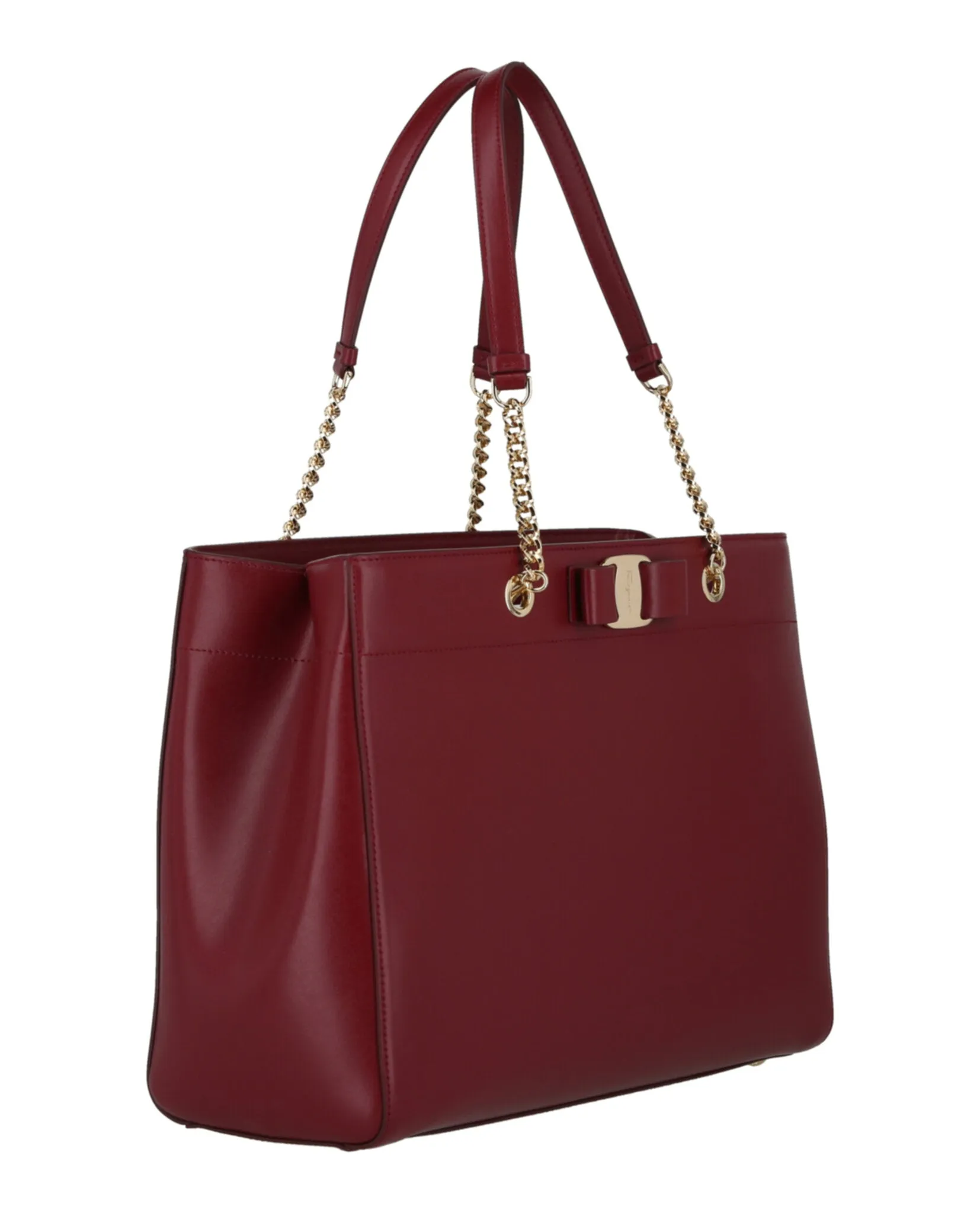 Ferragamo Vara Bow Smooth Leather Tote