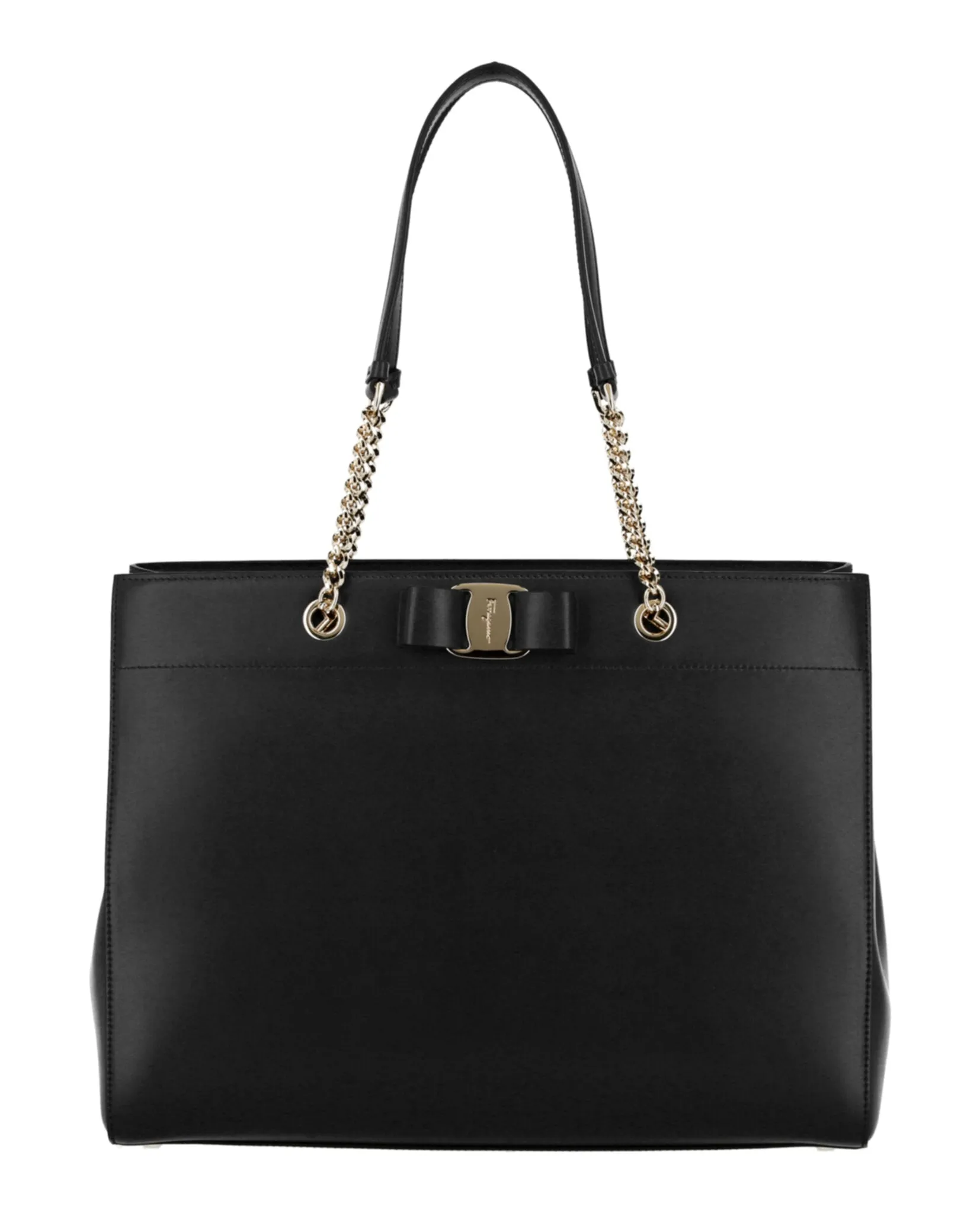 Ferragamo Vara Bow Smooth Leather Tote