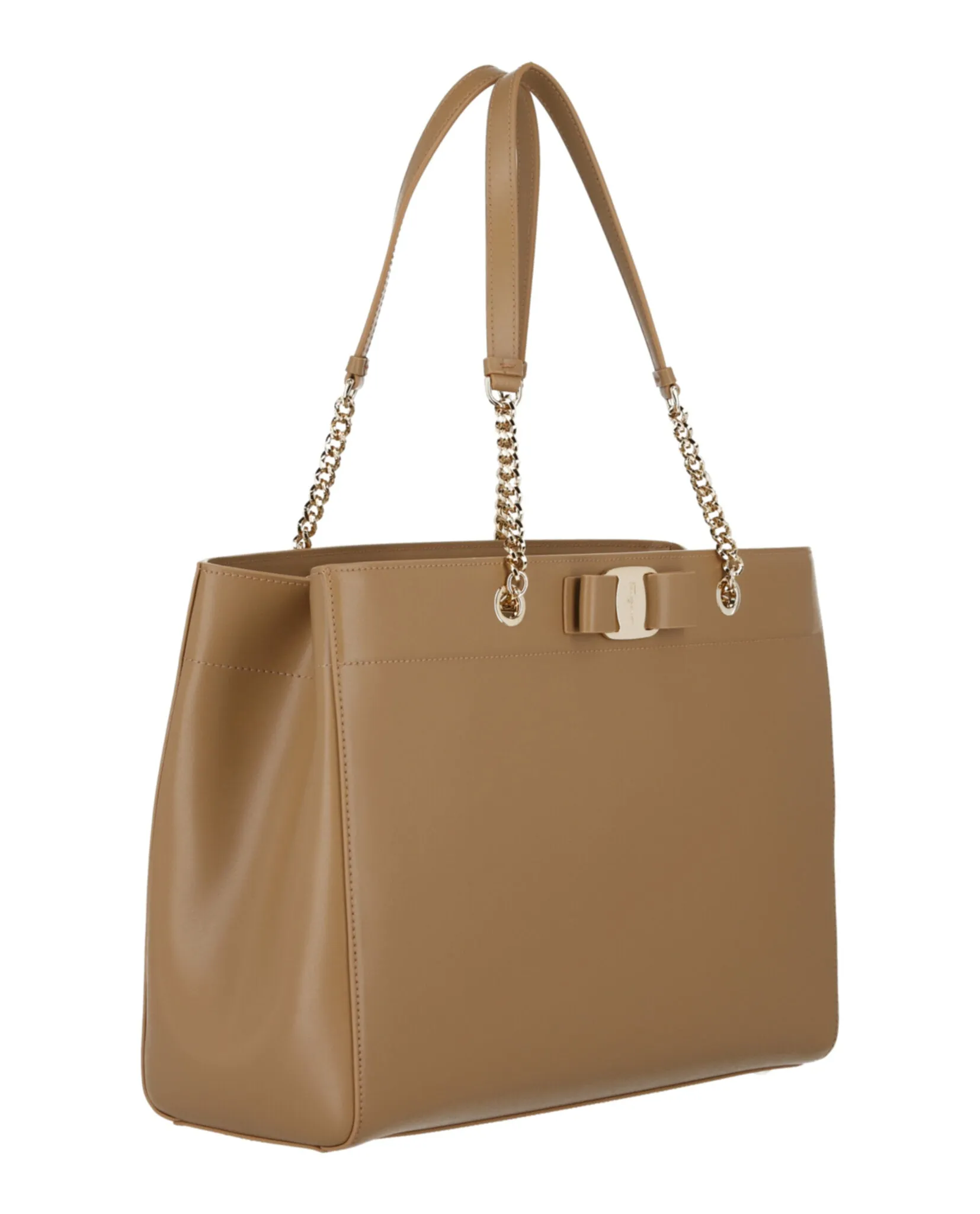 Ferragamo Vara Bow Smooth Leather Tote