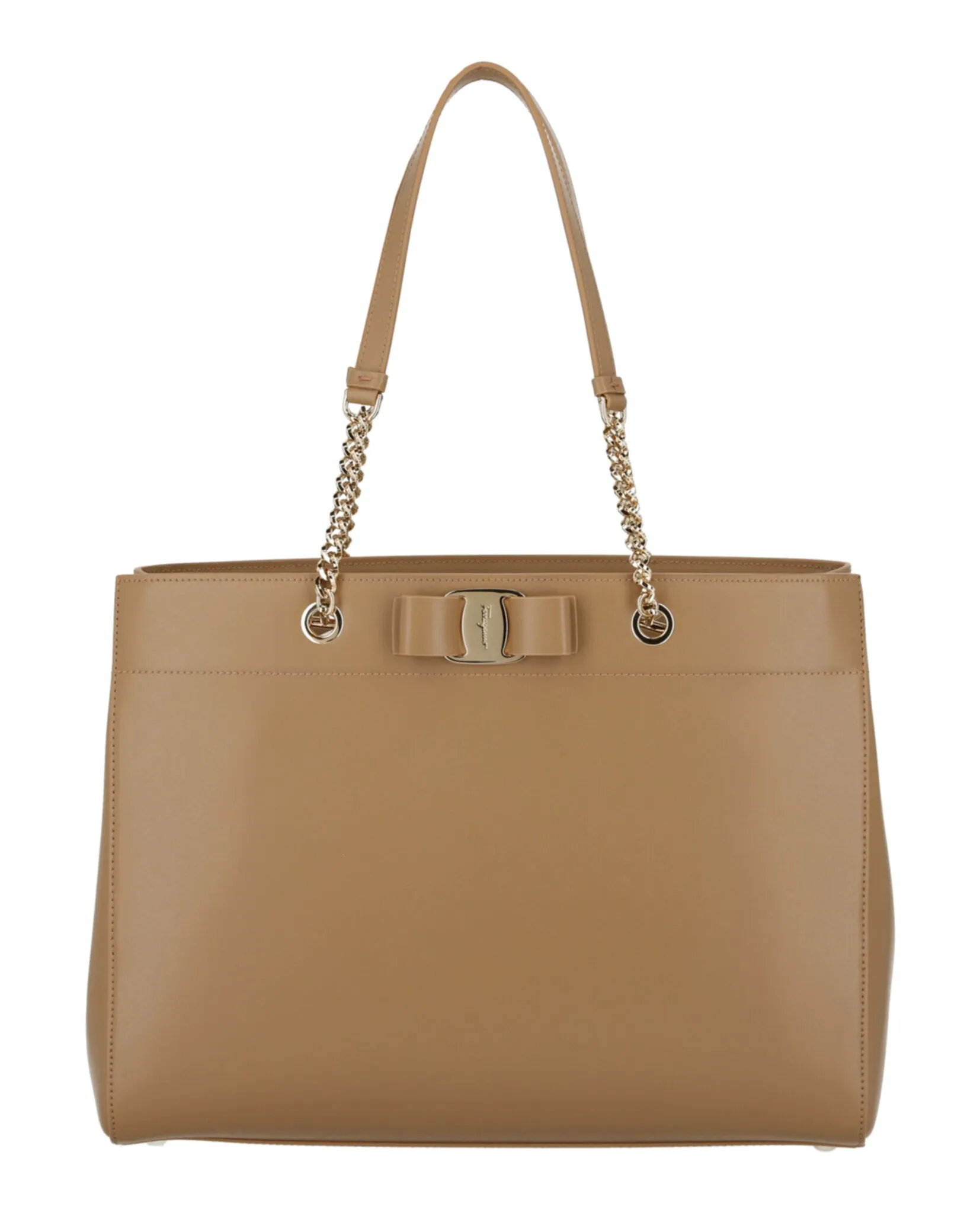 Ferragamo Vara Bow Smooth Leather Tote