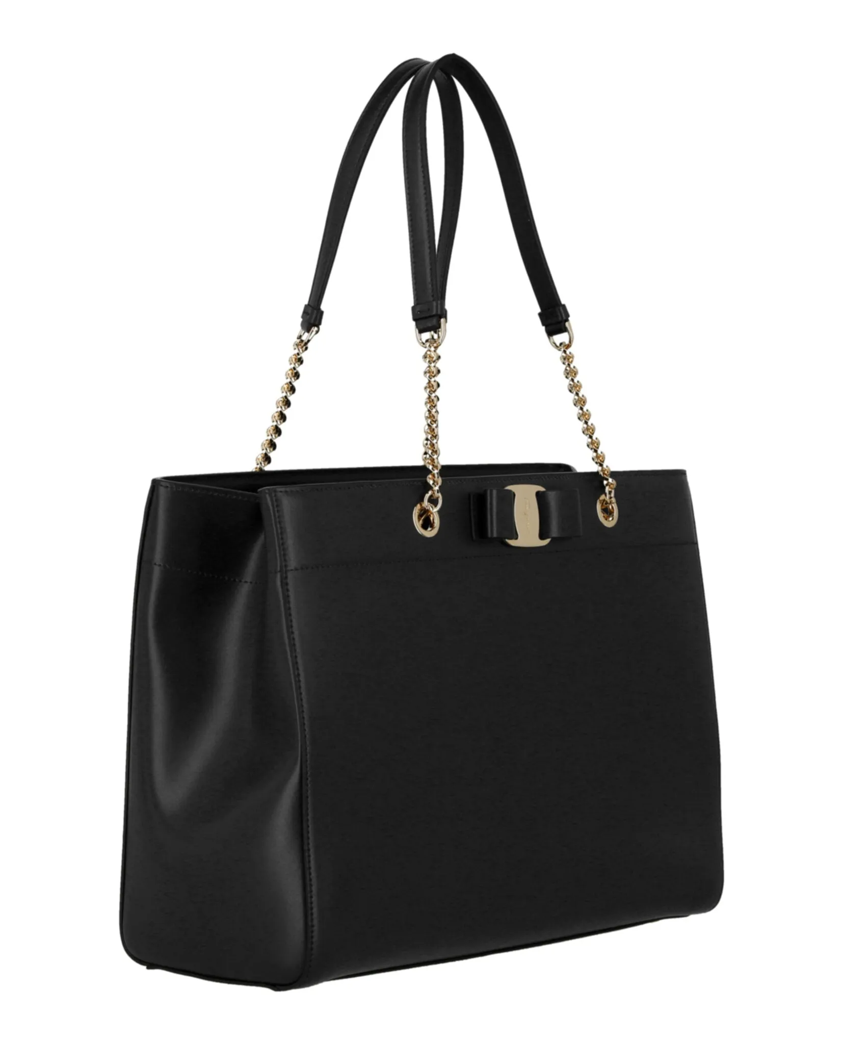 Ferragamo Vara Bow Smooth Leather Tote