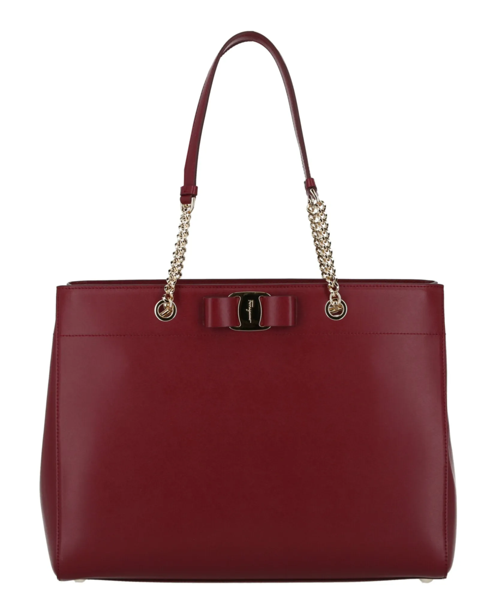 Ferragamo Vara Bow Smooth Leather Tote