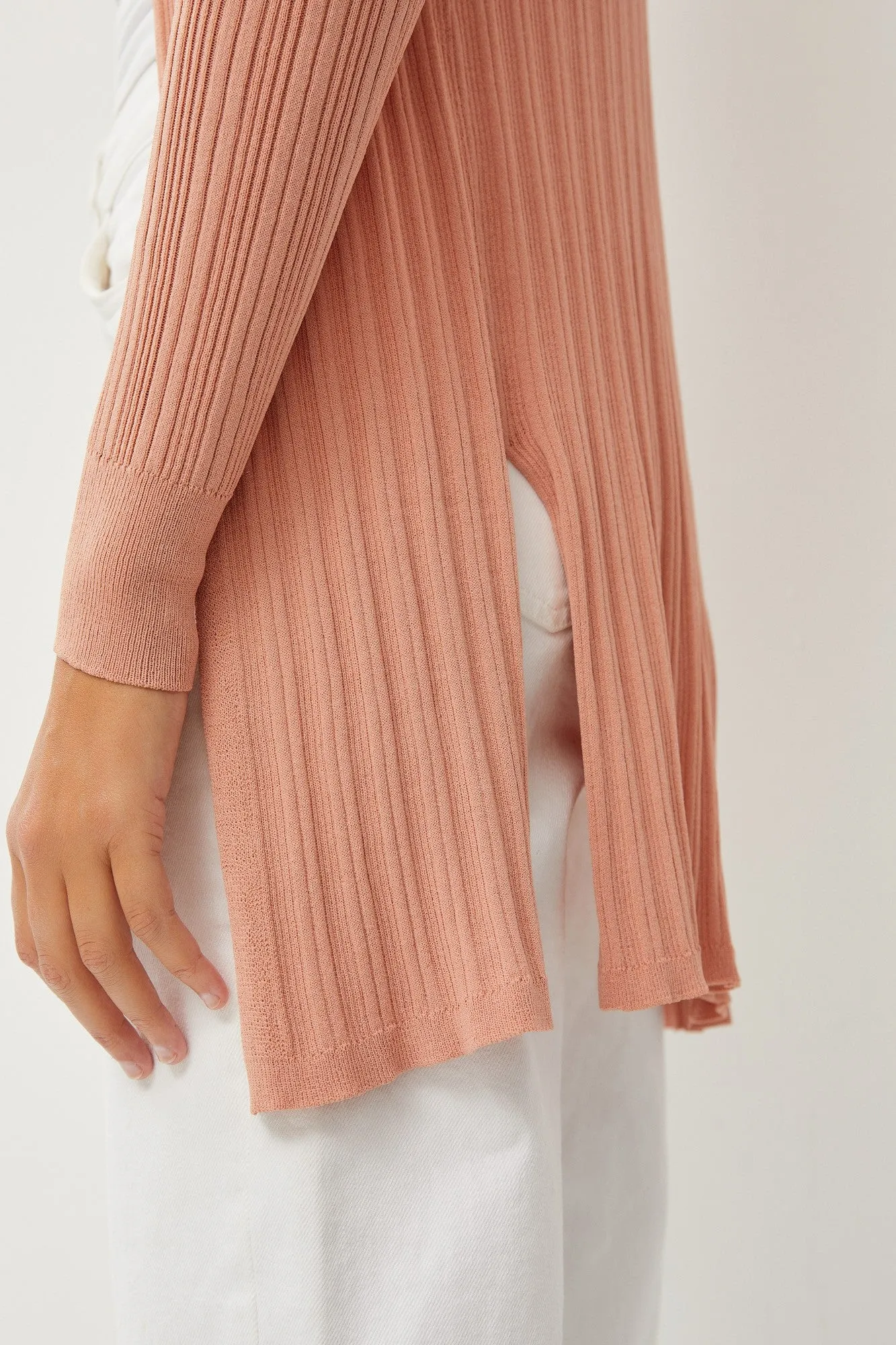 Gentle Times Long Ribbed Cardigan- 3 Colors!