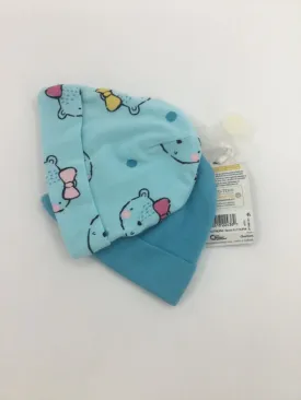 Gerber Child Size 0-6 Months Blue Bear Hats - boys