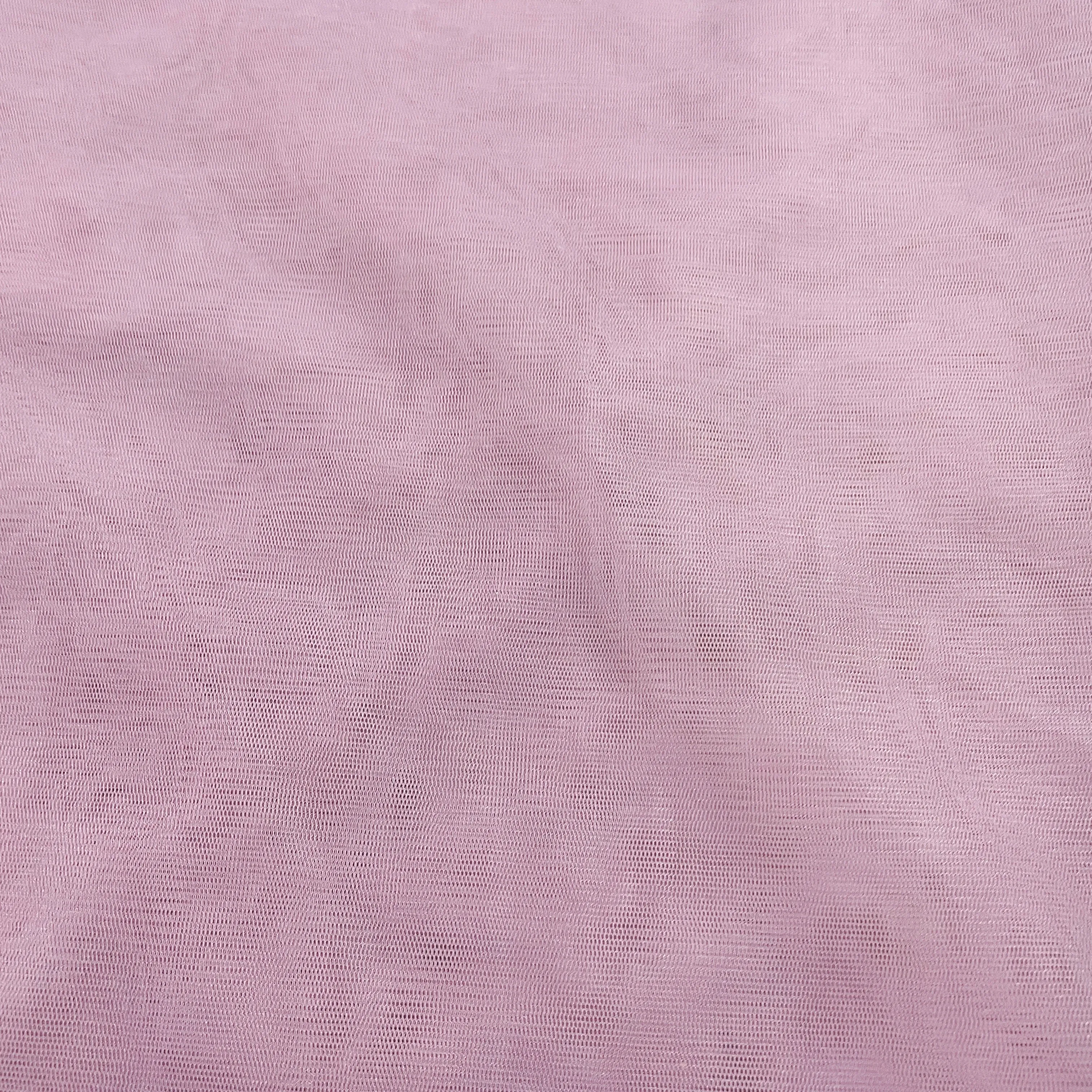 Grape Purple Solid Net Fabric