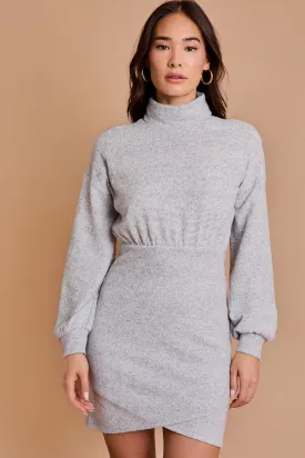 Heart At Ease Turtleneck Skirt Dress