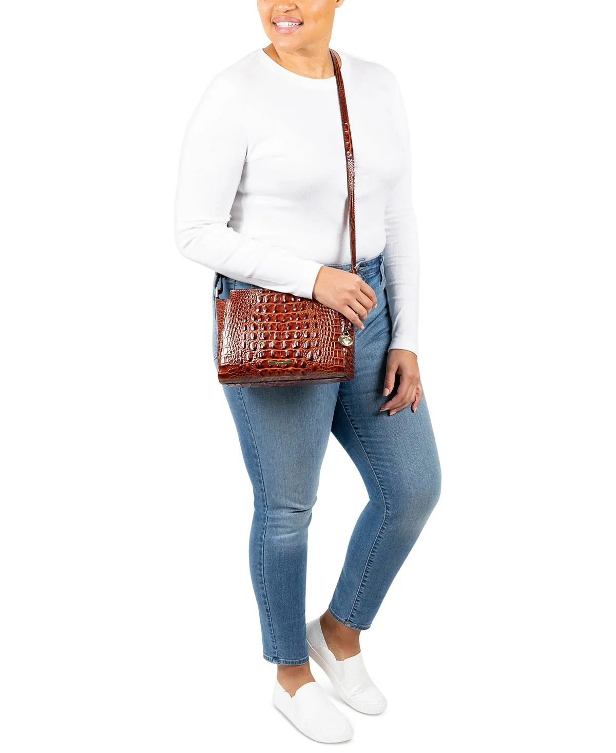 Hillary Brahmin leather shoulder bag