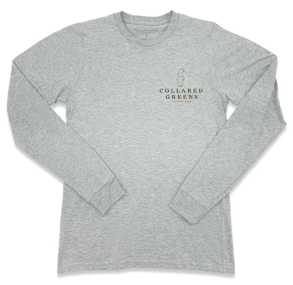 Jeep Dog: Long Sleeve T-Shirt - Gray