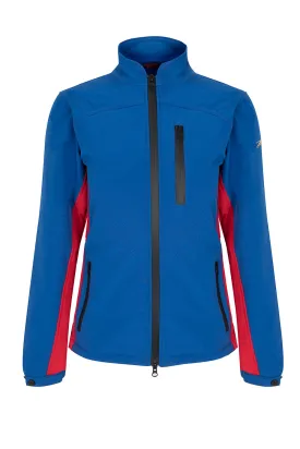 Kids Softshell Jacket - Royal Blue and Red