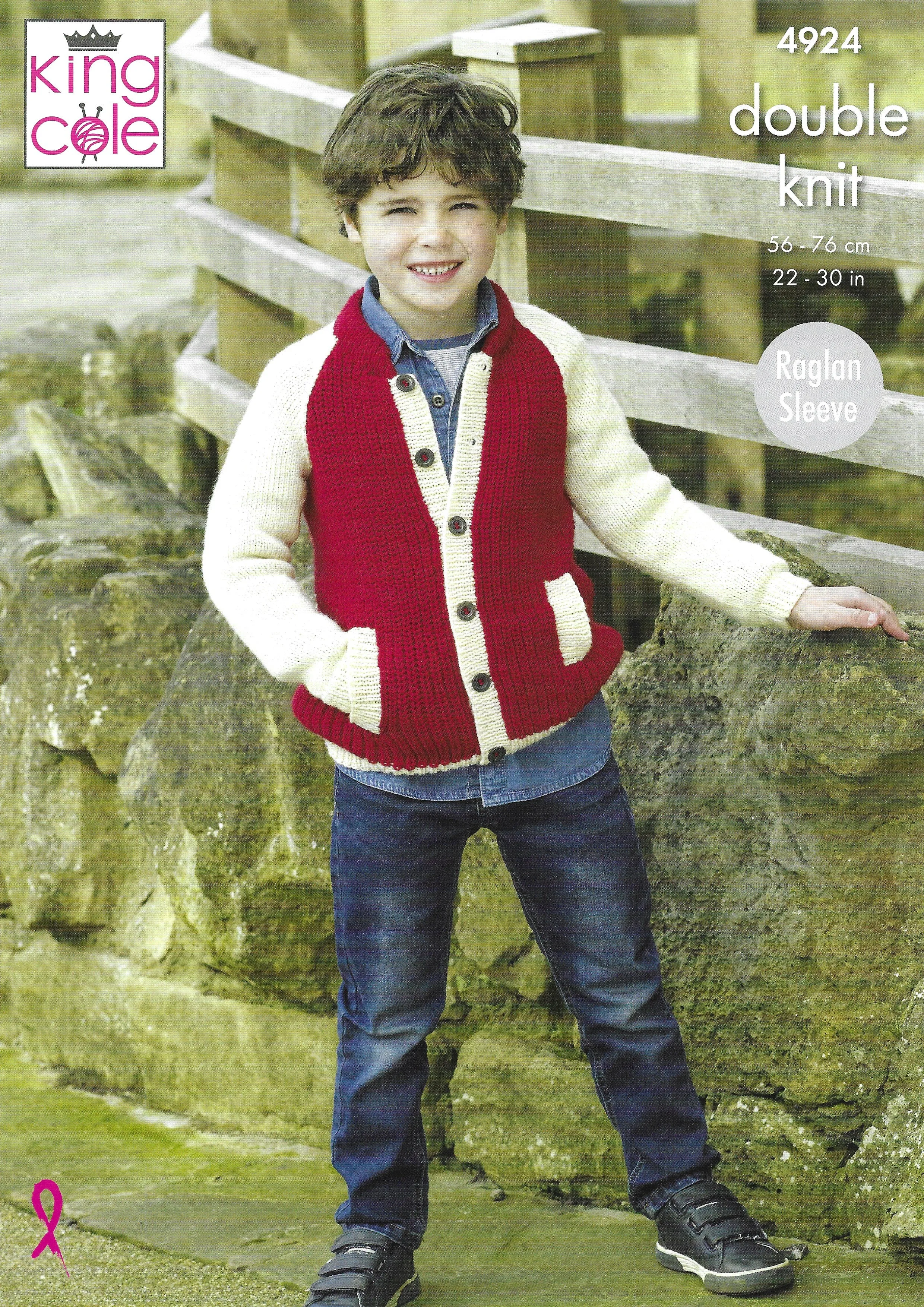 King Cole 4924 Jacket & Hoodie DK Knitting Pattern