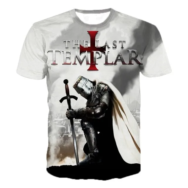 Knights Templar Commandery Hoodie - White & Black