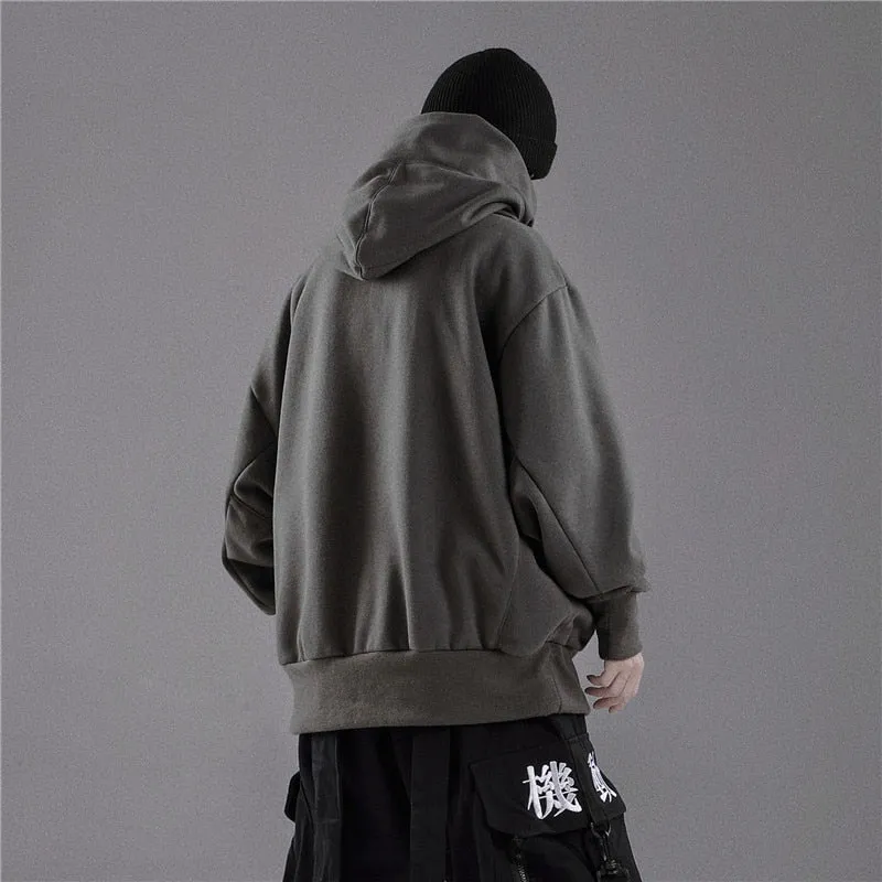 Loose Oversized Hoodie Sweatshirt Winter Cotton Pullover Men Harajuku Hoodie Hip Hop Streetwear WB280