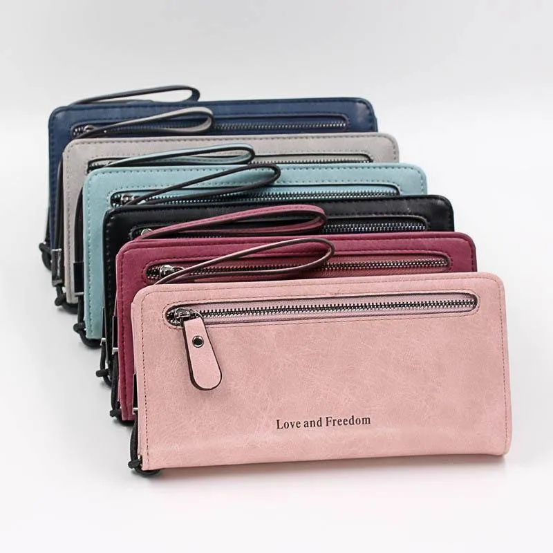 Love & Freedom Wallet long clutch purse fits XS Max