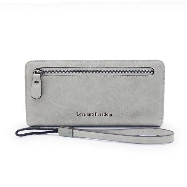 Love & Freedom Wallet long clutch purse fits XS Max