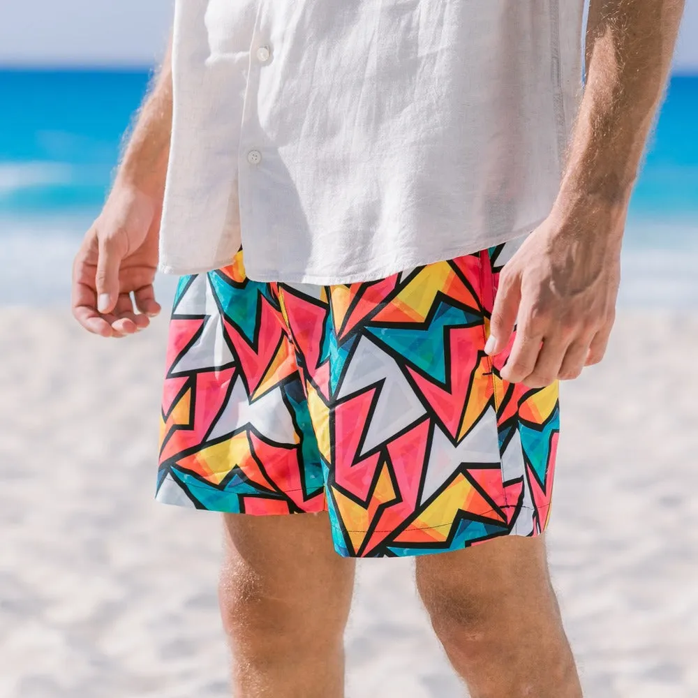 Men summer swimwear Colorful