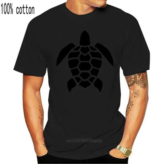 Men T-Shirt: Turtle Print