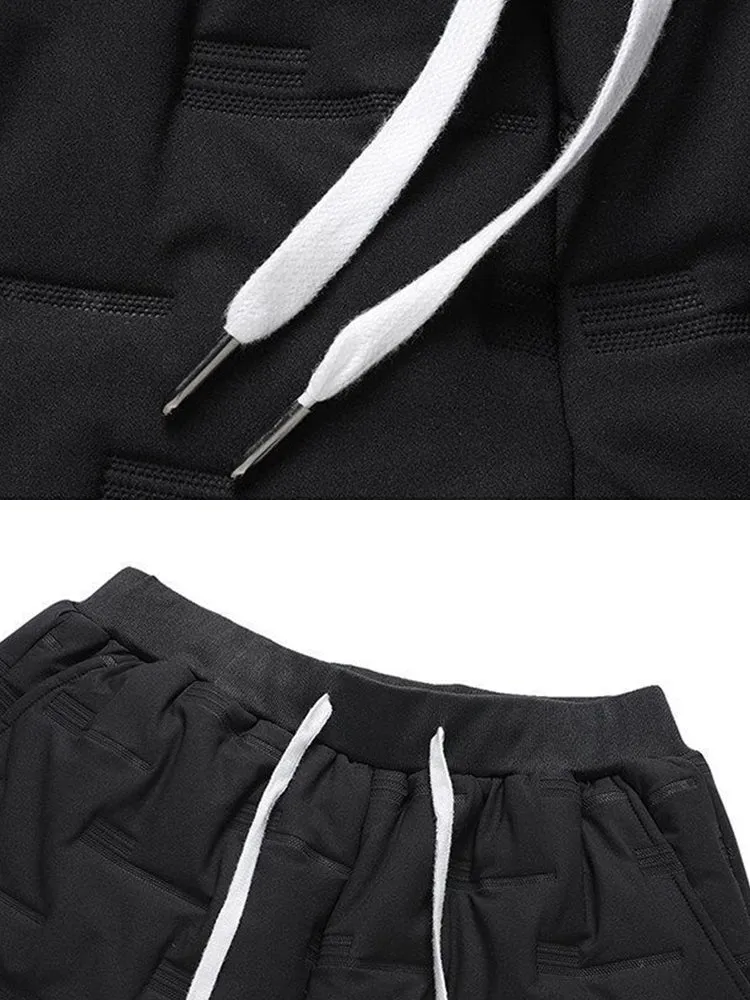 Men's Casual Cotton Warm Cold Protection Leggings Trousers