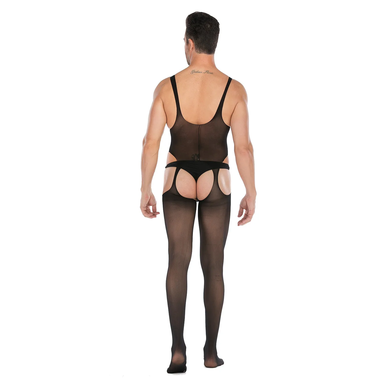 Men's Mesh Body Stocking | Body Suit | Black | Erotic