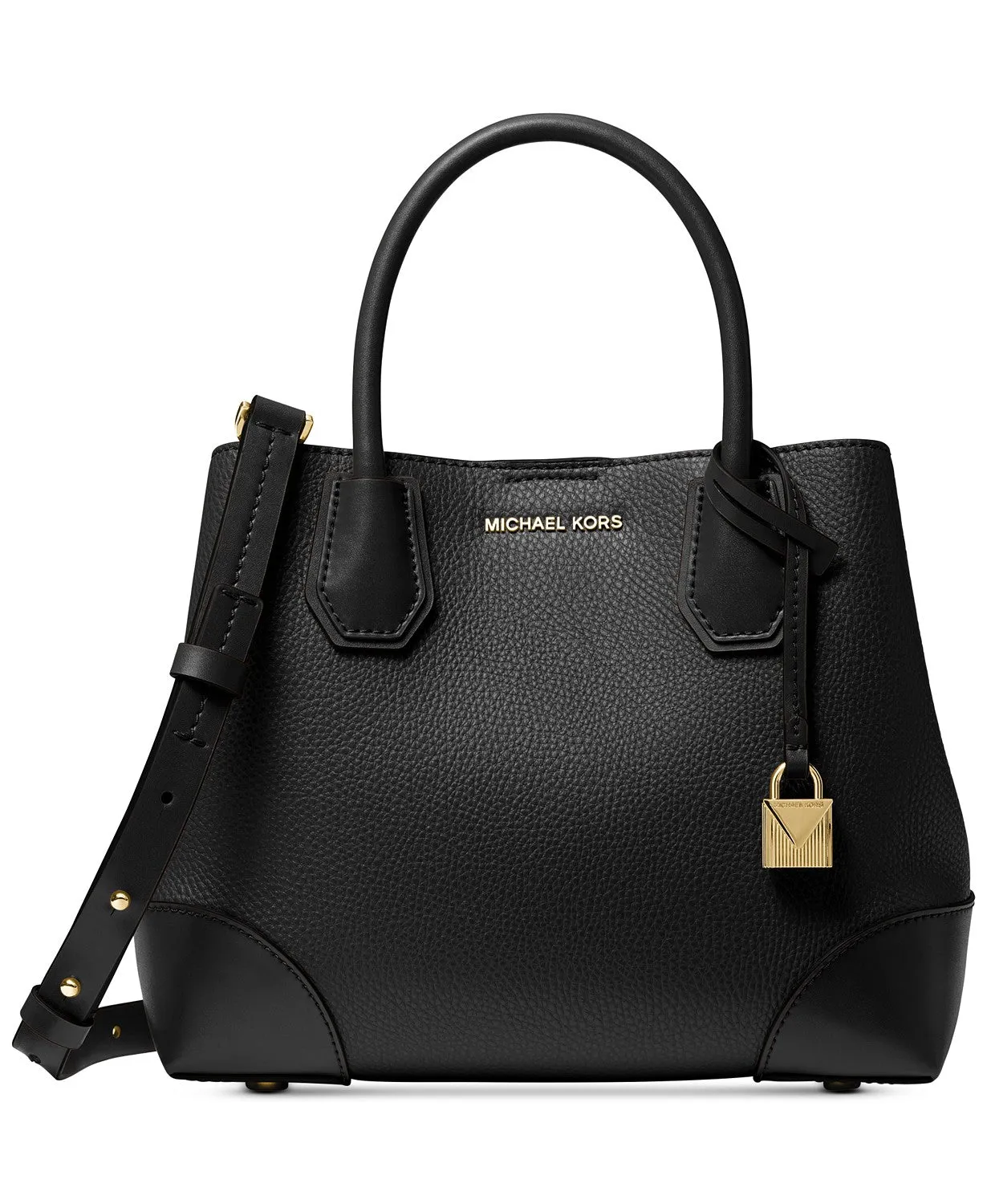 Michael Kors Women's Black Mercer Gallery Small Center-Zip Tote