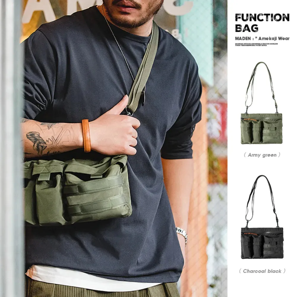 Military Function Bag - Portable Multi-Pocket Crossbody Satchel