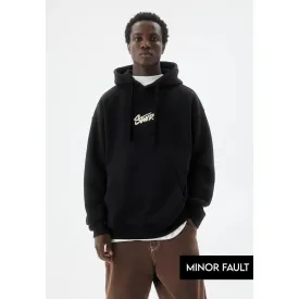 (Minor Fault) Black Logo Hooded Sweatshirt