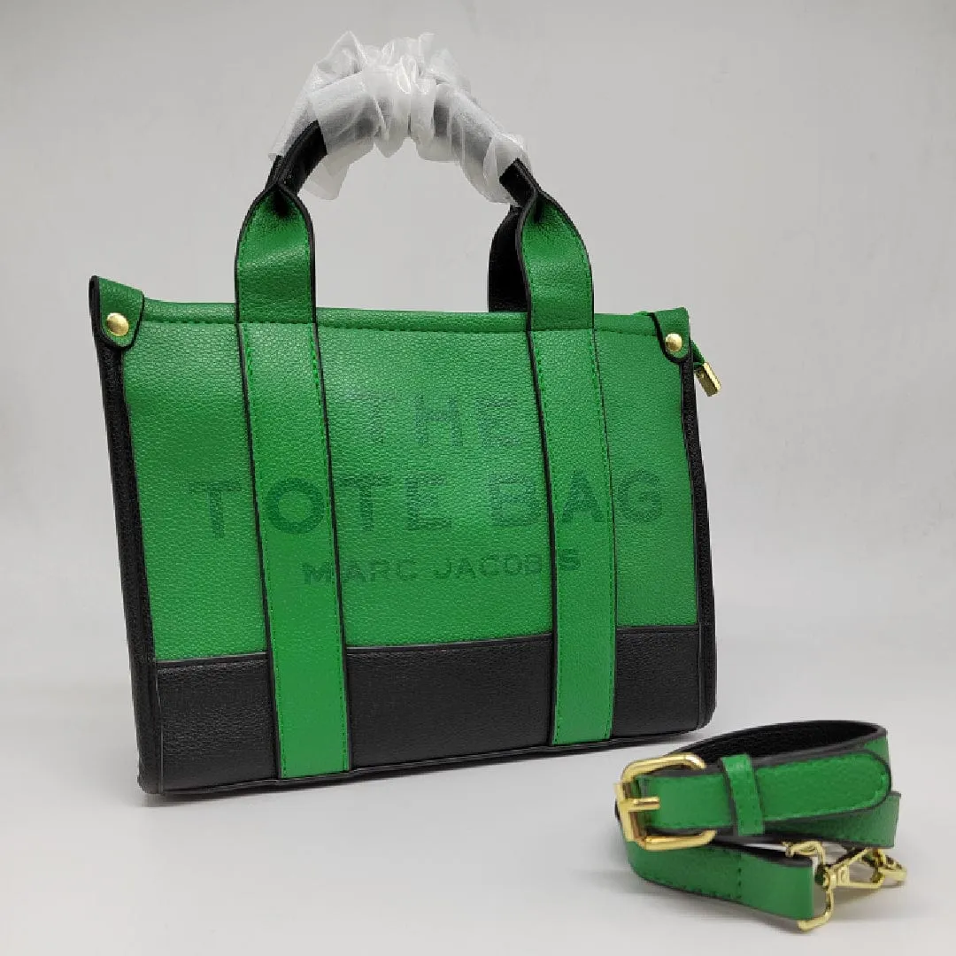 MJ TOTE Bags (LEATHER) - Green