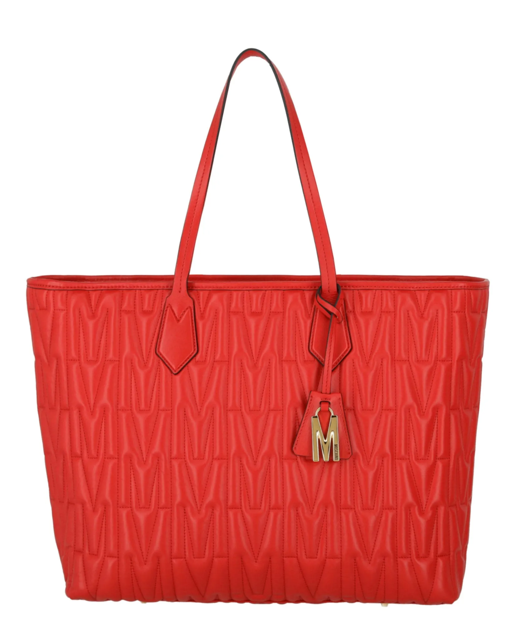 Deluxe Quilted Monogram Tote Bag by Moschino