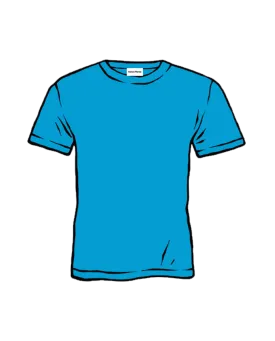 Eco-Friendly Ocean Blue Mens Bamboo T-Shirt - Soft & Sustainable