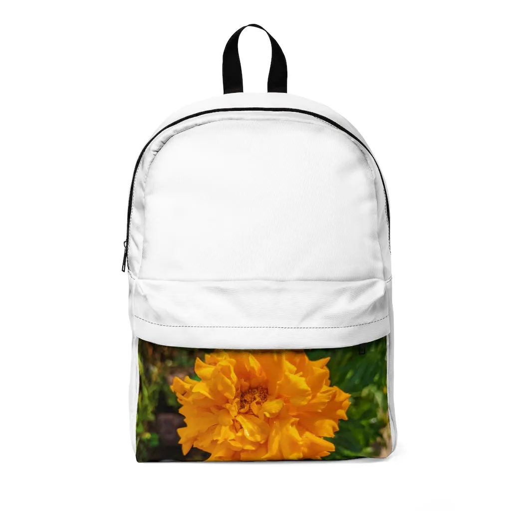 Orange Flower Unisex Classic Backpack