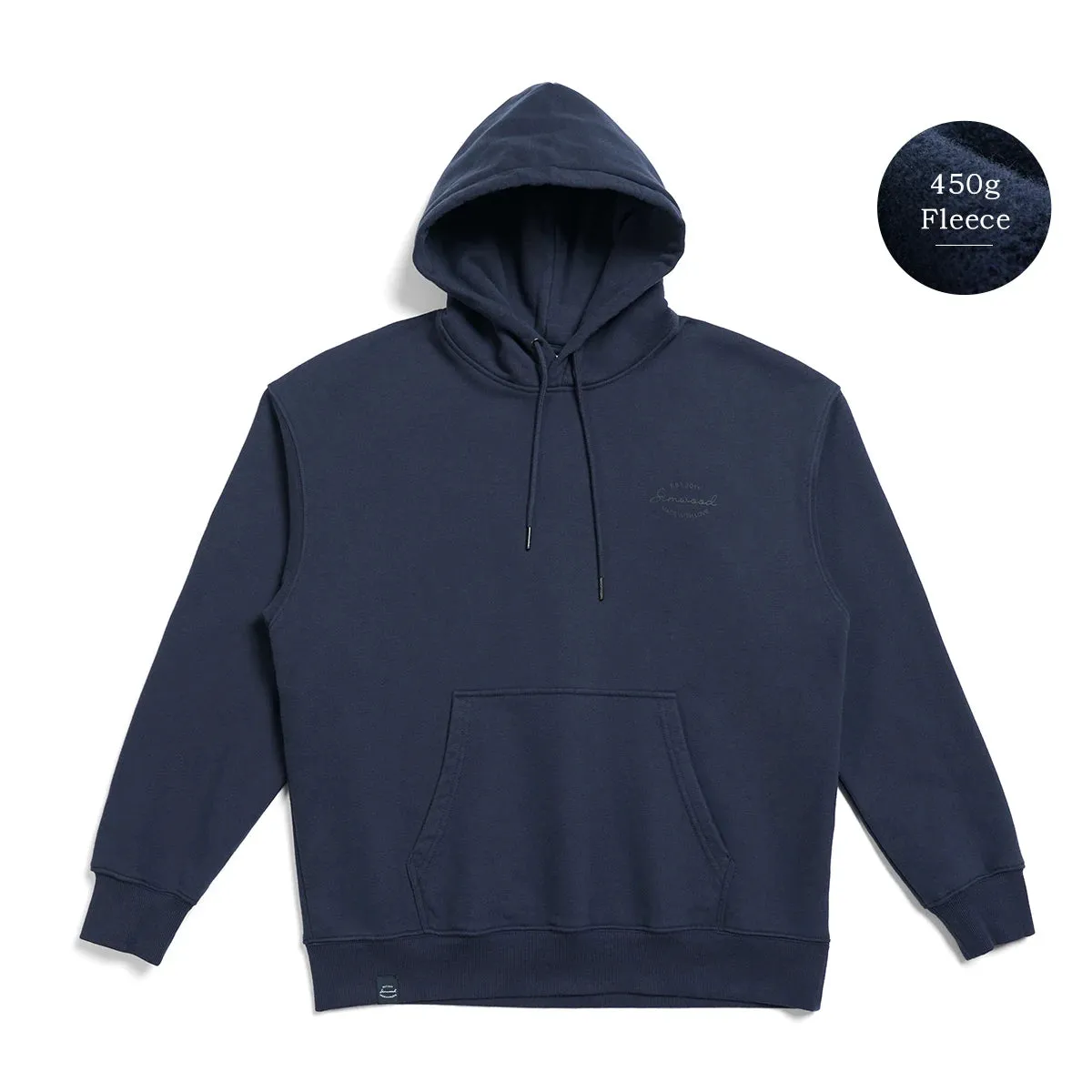 Oversize Hoodies Men with Carbonized Compact Spinning Fabric